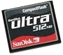 SanDisk 512 MB CompactFlash Card Ultra