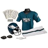 Philadelphia Eagles Youth NFL Deluxe Helmet and Uniform Set (Medium)