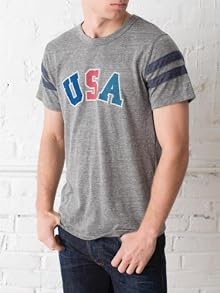 USA Eco-Football Tee