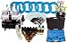 6 AIRBRUSH NAIL ART PAINT STENCIL KIT-w/Tank Compressor