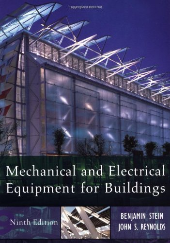 Mechanical and Electrical Equipment for Buildings: 9th (nineth) Edition