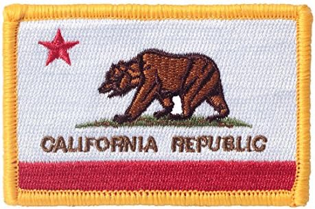California Tactical Patch - Red &amp; White by ADISID