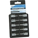 シルバーラインソケットセット1/4 "ドライブスクリュードライバー10pceの10pce