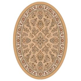 Stainmaster® Halkara Area Rug - Gold (78"x109" Oval)