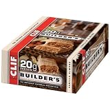 Clif Bar Builders Protein Bar - Box of 12 - Vanilla Almond
