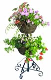 Gardman 2 Tier Rustic Flower Fountain Baskets Natural