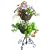 Gardman 2 Tier Rustic Flower Fountain Baskets Natural