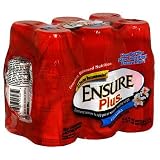 Ensure Plus Complete Balanced Nutrition Drink, Ready to Use, Homemade Vanilla Shake, 24 - 8 Fluid Ounce Bottles