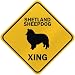 image 49 - ONLY SHETLAND SHEEPDOG XING CROSSING SIGN DOG