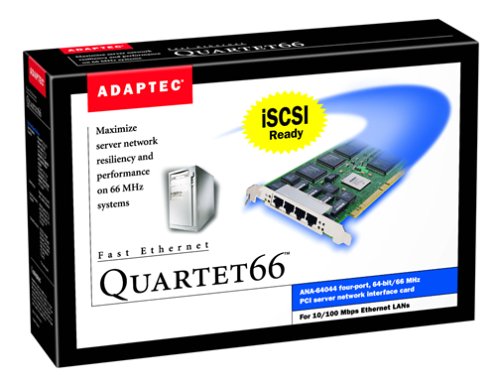 Adaptec ANA-64044 Quartet66 NIC Fast 64Bit PCI RJ45x4 10/100