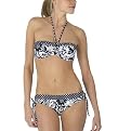 Xhilaration® Floral Swimwear with Dot Trim - Navy