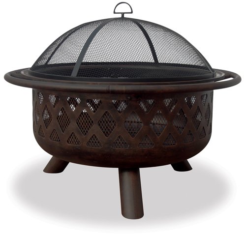 Bronze Outdoor Diamond Fire Pit