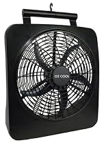 O2 Cool Battery or Electric Portable Fan, 10 Inches, 1071