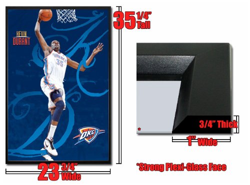Framed Oklahoma City Thunders Kevin Durant 11 Poster 5501