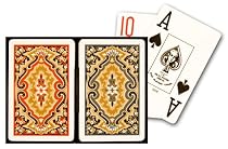 KEM Paisley Bridge Size Jumbo Index Playing Cards