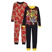Boys' 4-piece Transformers Pajama Set - Red/Black