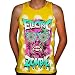 ELECTRIC ZOMBIE - Party Animal - Yellow Tank Top