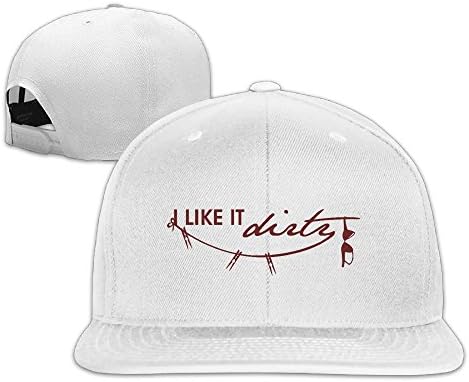 I Like It Dirty Featuring Flat Brim Fans Visor Hats