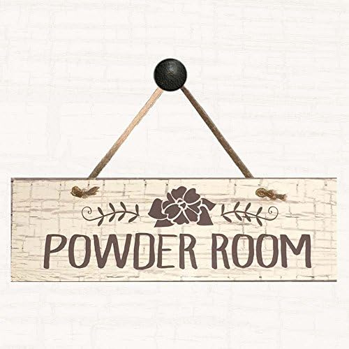Powder Room Sign