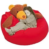 Käthe Kruse 94001 - Sitzkissen Kuschelsack Bär