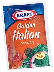 Kraft Golden Italian Salad Dressing, 1.5-Ounce Packages (Pack of 60)