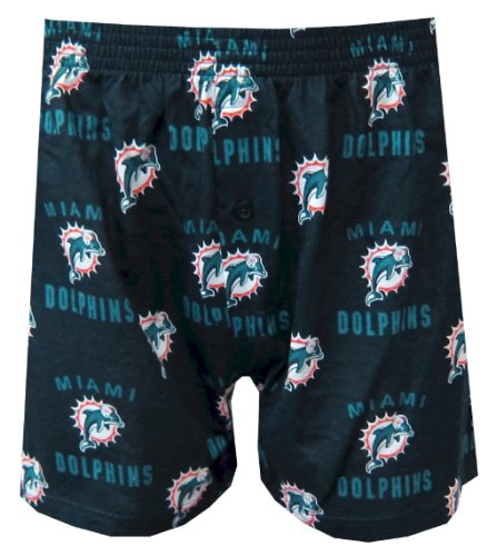 Miami Dolphins Team Logo Boxer Shorts for men (X-Large)