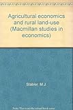 Agricultural economics and rural land-use