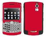 Red Skin Cover Design Decal Skin Sticker for BlackBerry Curve 8350i Cell Phone