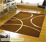 Retro Brown Modern Home Retro Rug 80x150cm