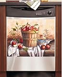 Dishwasher Magnet Art - Apples