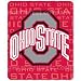 Ohio State Lightweight Rolled Throw Blanket