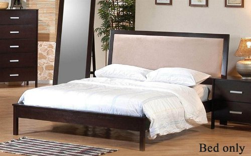 51VFooEeQ8L King Size Platform Bed in Cappuccino Finish