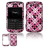 Premium - Blackberry 9700 ONYX Protex Pink/Black Tartan Plaid TD Protective ....