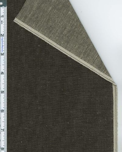 Selvedge Japanese Denim Fabric By The Yard, 11-Oz, Gunmetal 1913A