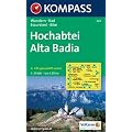 Hochabtei, Alta Badia: Wander- und Radkarte. Carta escursioni, bike. GPS-genau. 1:25.000