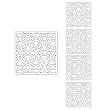 Floral Cutout Screen Decor Panel, Set of four - White