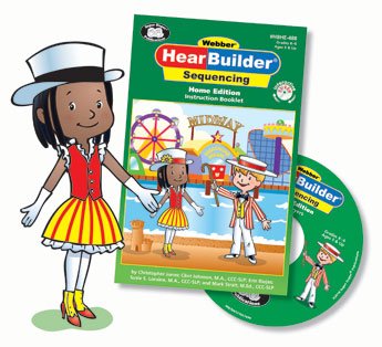 HearBuilder Sequencing Interactive Software Program Home Edition - Super Duper Educational Learning Toy for Kids
