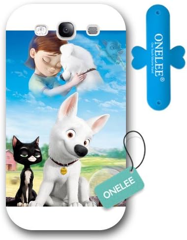 Customized White Frosted Disney Cartoon Movie Bolt Samsung Galaxy S3 Case