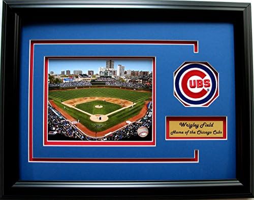 CGI Sports Memories Chicago Cubs Wrigley Field Photo Frame with 3D Double Mat