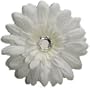 Posies Accessories Medium White Gerber Daisy Flower Hair Clip