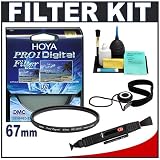 Hoya DMC Pro1 Digital 67mm Ultraviolet UV Lens Filter + Accessory Kit for Canon, Nikon, Sony, Olympus  Pentax Lenses