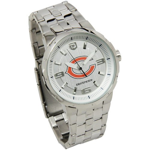NFL Fossil Chicago Bears New 3 Hand Team Logo Stainless Steel Analog Watch NFL Fossil Chicago Bears New 3 Hand Team Logo Stainless Steel Analog Watch