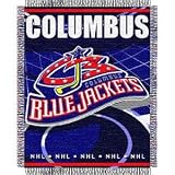 Columbus Blue Jackets NHL Triple Woven Jacquard Throw (019 Series) (48x60)