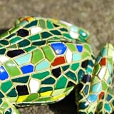 WATSONS Resin Garden Frog Ornament Multi Coloured Mosiac