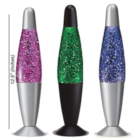 3 Pcs of Assorted 12.5 Glitter Lamp from Lava Lamps