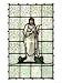 Aeschylus on Stained Glass Art Giclee Poster Print by Edward Burne-Jones, 12x16