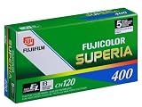 Fujifilm négatif couleur pro Superia 400 Propack de 5 (120-12)