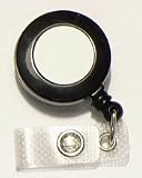 Retractable Badge Reel Black