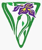 Deco Iris Sconce Auto Glass Sticker
