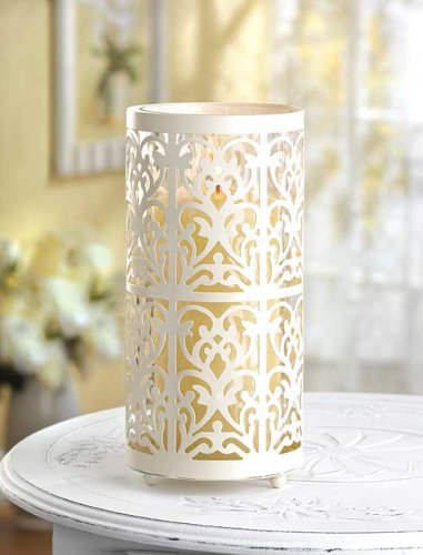 Floral Cutwork Candle Jar